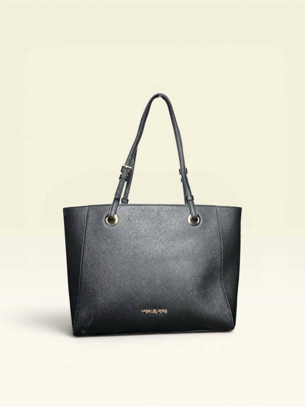 Michael Kors Black Walsh Saffiano Tote